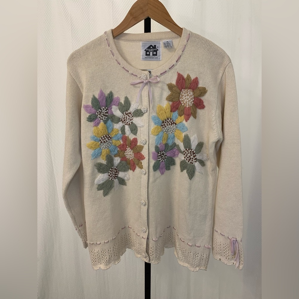 Storybook Floral Knit